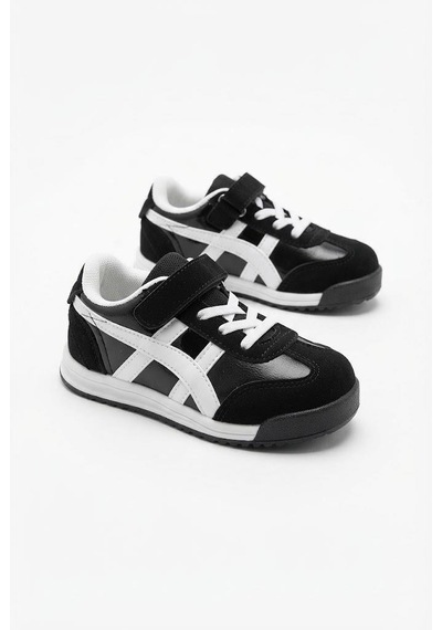 Fort Tıgor Cool Anatomik Hafif Rahat Sneaker Erkek Çocuk Ayakkabı SİYAH-BEYAZ
