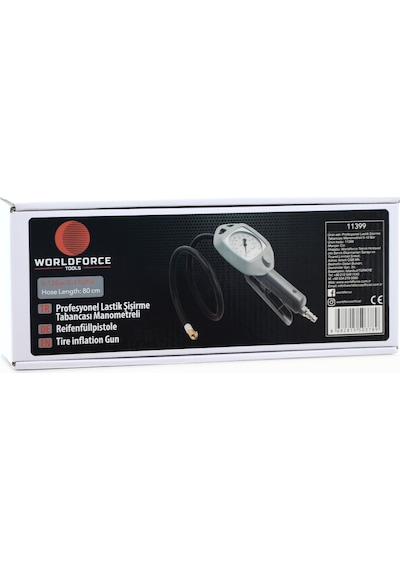 Worldforce Profesyonel Lastik Şişirme Cihazı 0-12 Bar