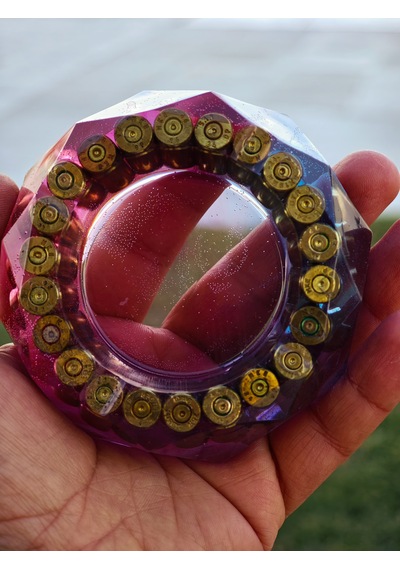 Kül Tablası Epoksi Küllük Hediyelik Ürün 9 Mm Küllük Kül Tablası