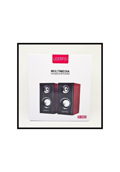 1+1 Speaker Pc Laptop Hoparlörü Usb Beslemeli 3.5 Mm Jack Girişli Leerfei D-092