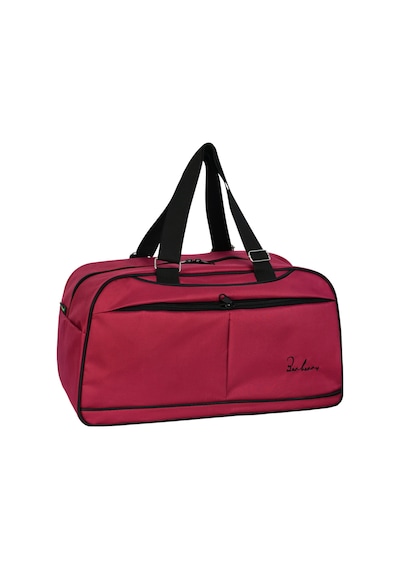 Galb Leather Askilikli Spor El Valizi Bordo Siyah Cod 180