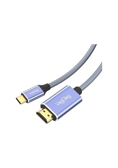 4k/60hz Type-c 3.1 To Hdmı 2.0 Dönüştürücü Kablo 2 Metre
