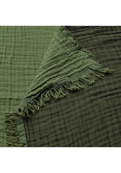 Örtü, Gri-yeşil, 150x200 Cm Gri