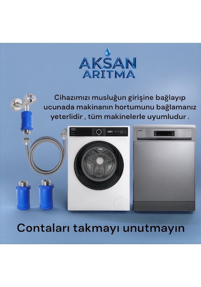 Çamaşır Ve Bulaşık Makinesi Manyetik Kireç Önleyici Blue Power Mavi