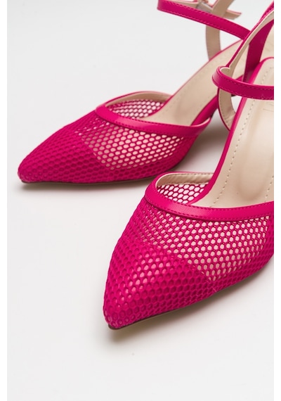 Luvishoes Chıc Fuşya Kadın Topuklu Ayakkabı Fuşya