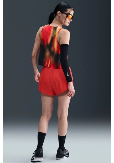 Nike Dri Fit Adv Art Crop Womens Tank Red Kadın Crop Koşu Atleti Kırmızı