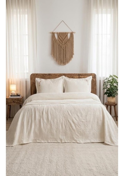 Şaheser Home Collection Yatak Örtüsü Çift Kişilik Anita Renkli