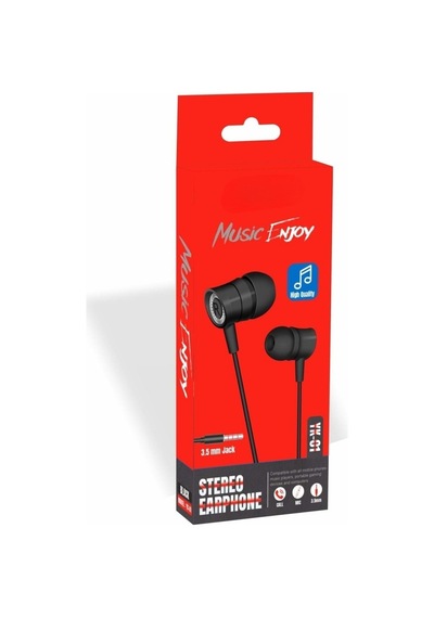 Pdateknoloji Yetty Stereo Kablolu Kulaklık 1.2m Siyah Yk-01s