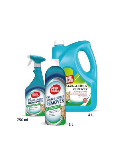 Kediler İçin Leke Ve Koku Giderici 1 Litre 2 Paketi