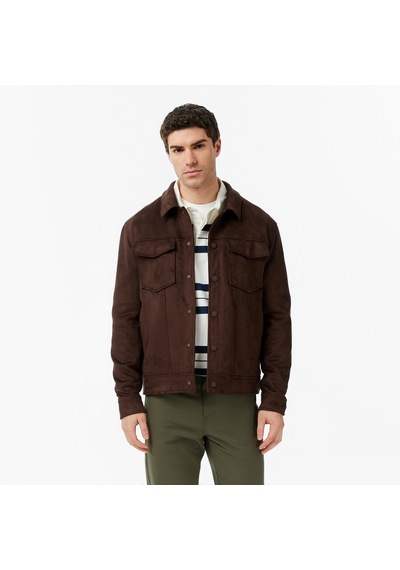 Nautıca Nautica Erkek Kahverengi Regular Fit Süet Ceketdüzj65016t