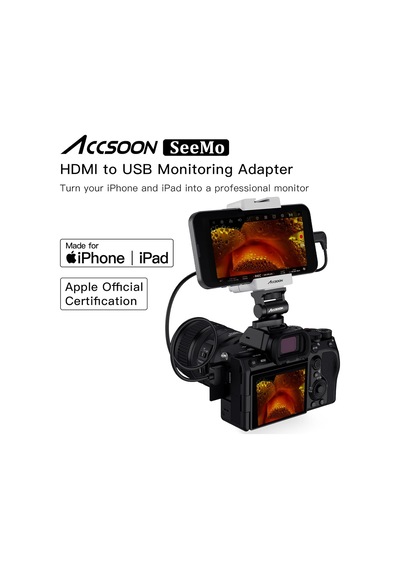 Accsoon Seemo Hdmı Usb C Video Yakalama Adaptörü, İphone İpad İçin, 1080p 60fps Video Gerçek Zamanlı İzleme/akış/, İos Uyumlu Sku: Smg8690010110046