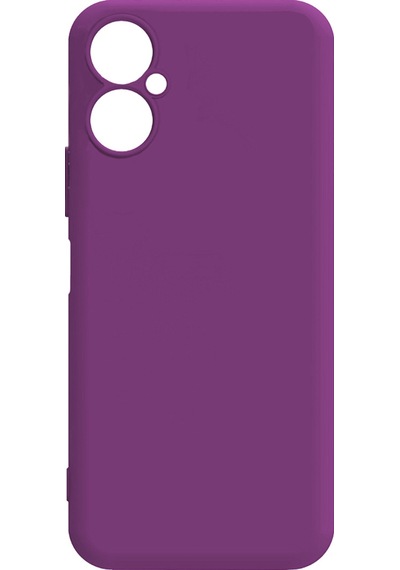 Noktaks - Tecno Uyumlu Tecno Camon 19 Neo - Kılıf Mat Soft Esnek Biye Silikon - Mor T25524 Mor