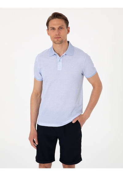 Pierre Cardin Erkek Açık Mavi Tişört 50306060-vr003 Açik Mavi
