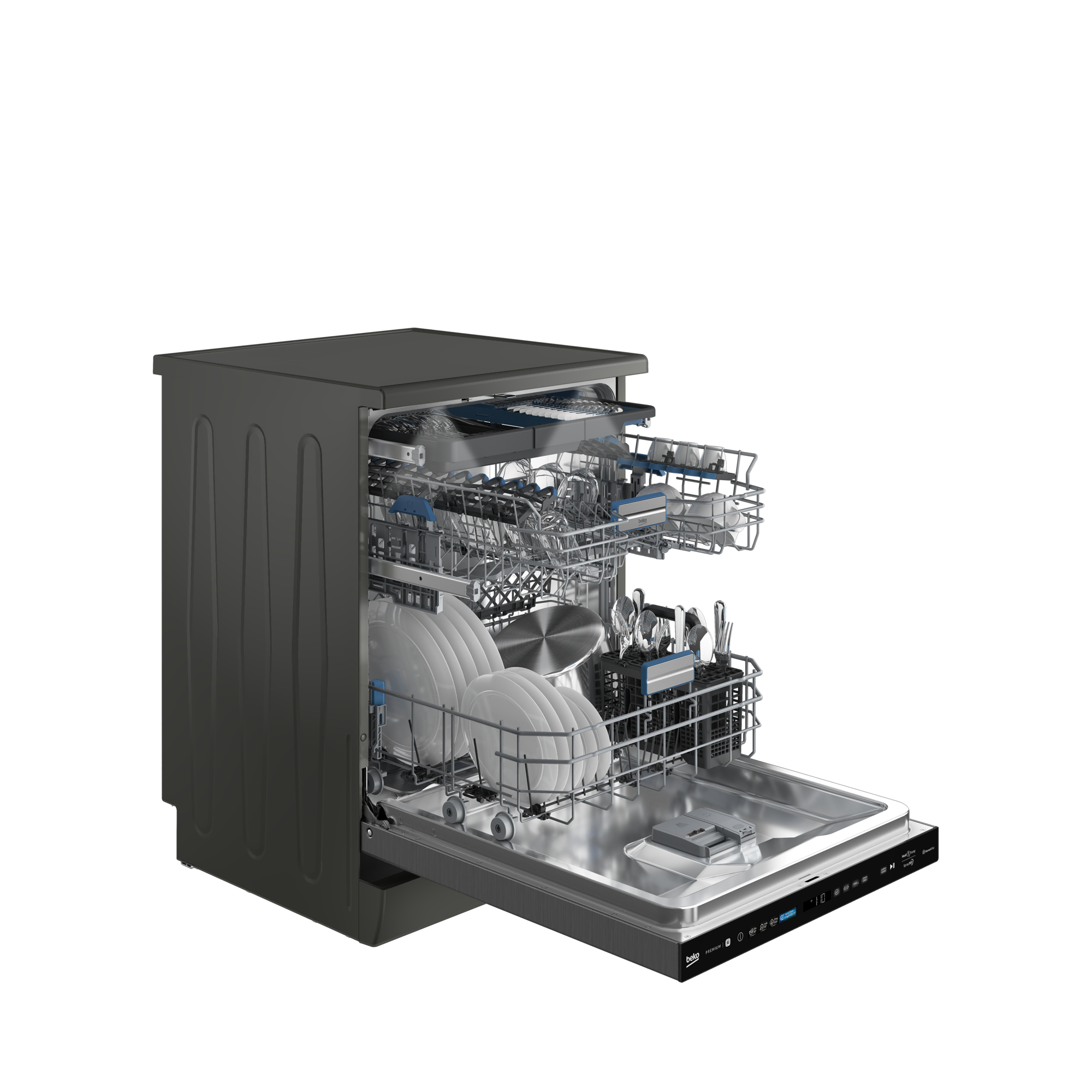 Beko B 811 DİHP Yapay Zekalı Premium Serisi 15 Kişilik Solo Bulaşık Makinesi