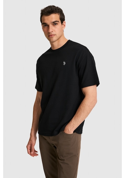 U.s. Polo Assn. Erkek Siyah Tişört 50326967-vr046