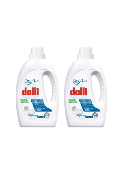 Dalli Beyaz Çamaşırlar İçin Sıvı Çamaşır Deterjanı 1,1 Lt 20 Yıkama 2'li Set