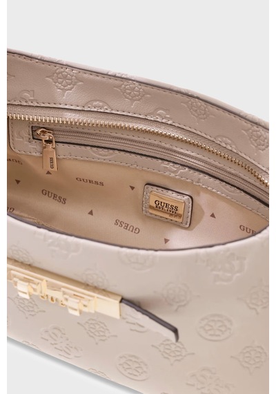 Guess Carmella 4g Logolu Omuz Askılı Çanta Hwpd2225180 Kadın Çanta Hwpd22 25180 Bnn Krem
