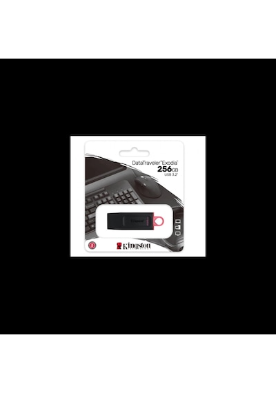 Kıngston Dtx/256gb Usb 3.2 Data Traveler Exodia Gen 1 Flash Disk Siyah - Pembe
