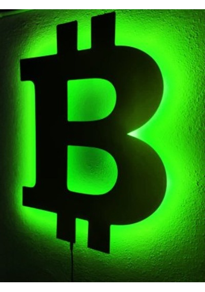Bitcoin Btc Led Işıklı Tablo (524628174)