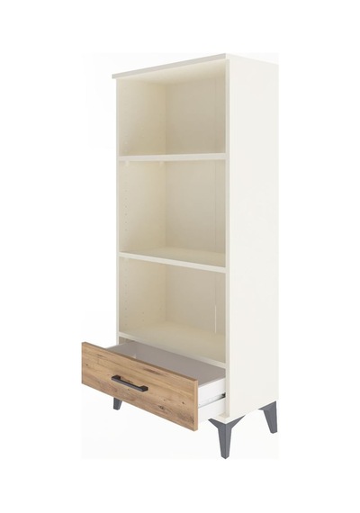Arges Dolap 3 Raflı Tek Çekmeceli 60x30x134 Aytaşı-çam Aytaşı
