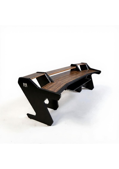 Monodesk Pro Edition Stüdyo Masası Mat Siyah & Latin Ceviz 260 Cm. Siyah - Ceviz