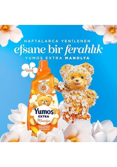 Yumoş Çamaşır Yumuşatıcı Manolya 1440 Ml 60 Yıkama