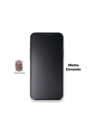 Huawei Y6P Ekran Koruyucu Tam Kaplayan Mat Seramik Nano