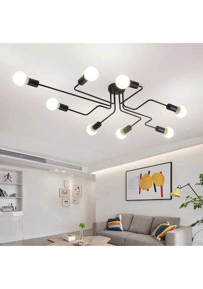 Modern 8 Kol Kumandalı Akrep Avize