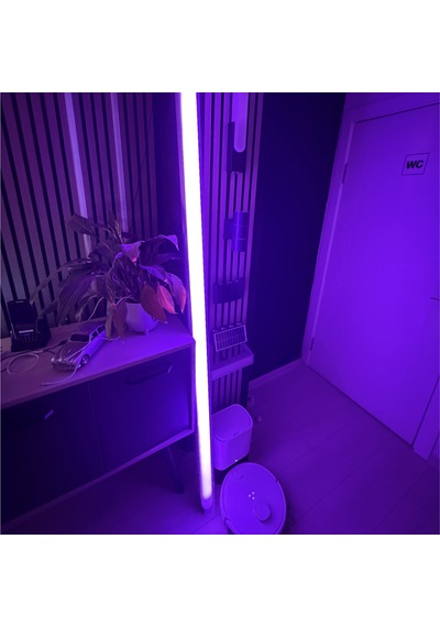 Pixel Rgb Led Işık Kanalı 12v Hazır Tak Çalıştır 2 Mt. Dinamik Efektli Alüminyum Profil Aydınlatma Seti Uzaktan Kumanda