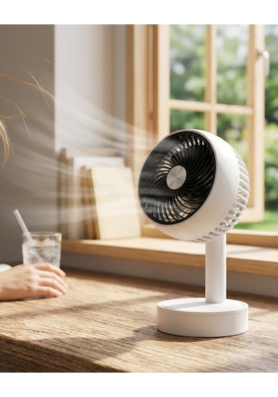 Vantilatör Sessiz Çalışan Şarjlı Mini Fan Masa Ve Araç Kullanımına Uygun - Lisinya