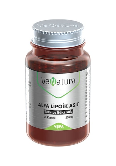 Venatura Alfa Lipoik Asit Takviye Edici Gıda 90 Kapsül