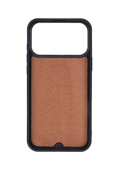 Bloomcase Mono Obsidian Black Apple iPhone Uyumlu 17 Pro Max / 18 Pro Max 6.9" Hakiki Deri Magsafe Kılıf Siyah