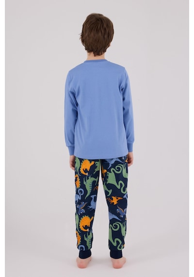 Rolypoly Erkek Çocuk Mavi Pijama Takımı Rp3661-c-v1