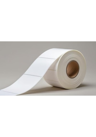 50x50 Mm Kuşe Etiket Rulo Hotmelt Tutkal / 500 Lü Sarım/ø 40 Mm Diğer