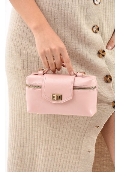 Isabella Model Toz Pembe Kadın El Ve Omuz Çantası Toz Pembe