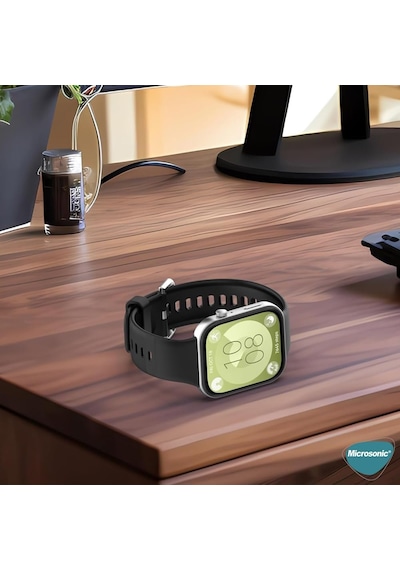 Huawei Watch Fit 5 İçin Kordon, Silicone Sport Band Bej Watch Fit 5 İle Uyumlu Kordon - Bej Çok Renkli