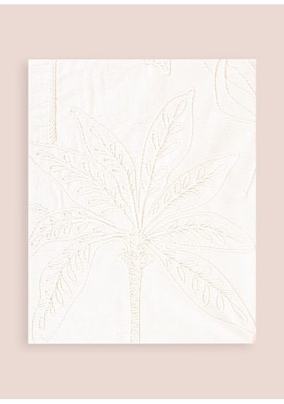 The Mia Throw Koltuk Şalı Püsküllü Krem 170x130 Krem