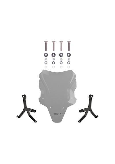 GP Kompozit Honda CB750 Hornet 2025 Uyumlu Ön Cam Füme 45 cm