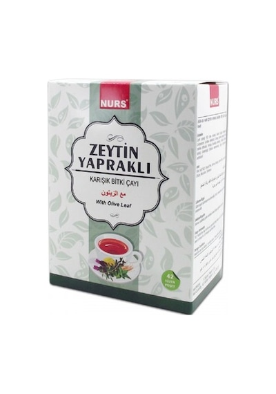 Nurs Zeytin Yapraklı Karışık Bitki Süzen Poşet Çay 42'li
