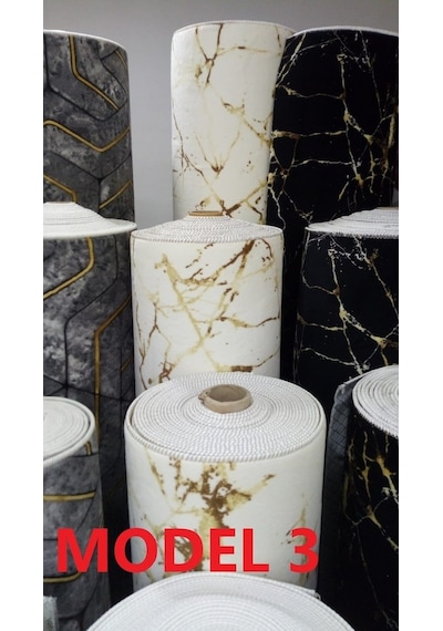 Yeni Modeller Kaymaz Jel Taban Halı Koridor Kesme Yolluk (421342891)