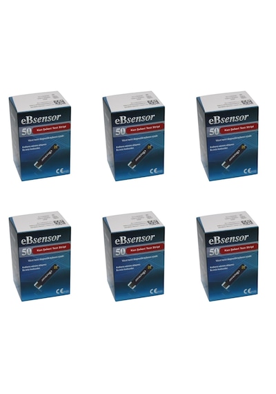 Ebsensor Şeker Ölçüm Çubuğu 6 X 50 Strip