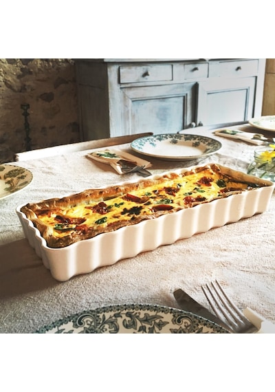 Emile Henry Tart-börek-fırın Kabı Dikdörtgen 36.5 X 15 Cm - Mat Sarı/provence Yellow Mat Sarı