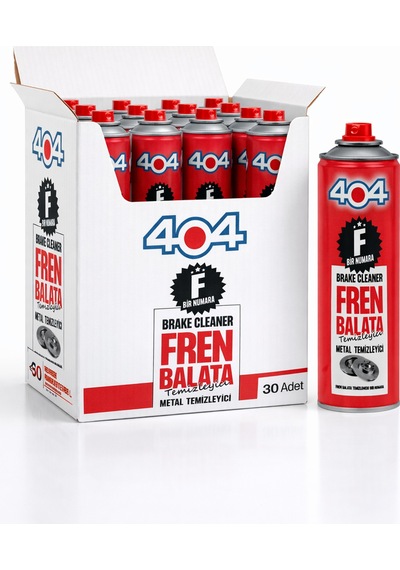 404 F1 Numara Fren Balata Temizleme Spreyi 500ml 30lu Koli