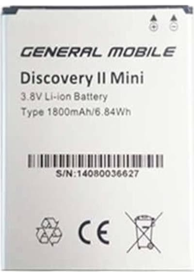 General Mobile Discovery 2 Mini Pil Batarya