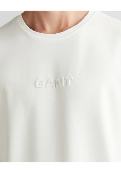 Gant 2325372t Erkek Tişört Ekru