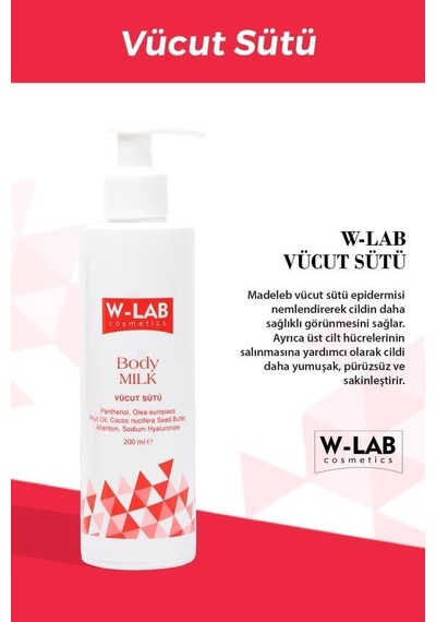 Body Milk Vücut Sütü 200 Ml