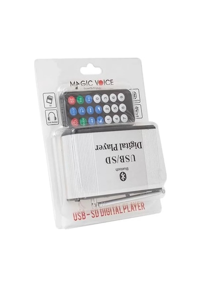 Sh Magicvoice Usb-sd-mmc-aux-bluetooth Kumandalı Oto Teyp Çevirici Kasalı Model Najmaddin