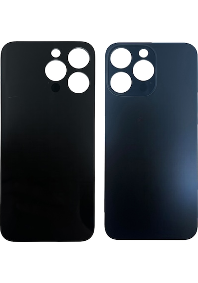 Teknonet Apple Uyumlu iPhone 15 Pro Max Geniş Kamera Camlı Batarya Kapağı - Beyaz Beyaz