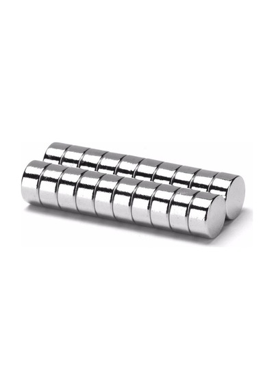 Ø8x4 Mm Neodimyum Yuvarlak Silindirik Mıknatıs - 50'li