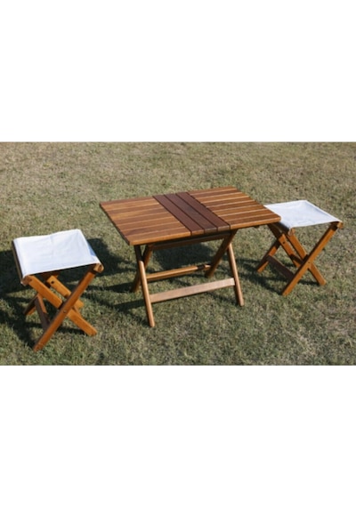 Marmaris Çay Set: 50X80 Sehpa + 2 Tabure -Katlanır Takım Marmaris Çay Set: 50X80 Sehpa + 2 Tabure -Katlanır Takım